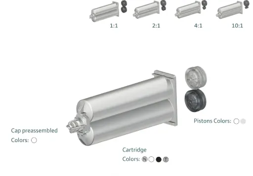 Medmix/Sulzer Cartridges / AA Series